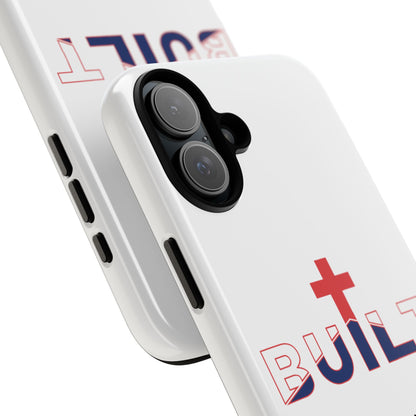 Built Cross Logo with Ephesians 2:22 Scripture Phone Case