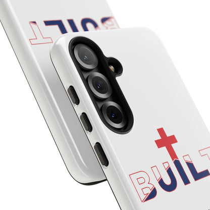 Built Christian Phone Case – 'Built' with Cross & Ephesians 2:22 Scripture