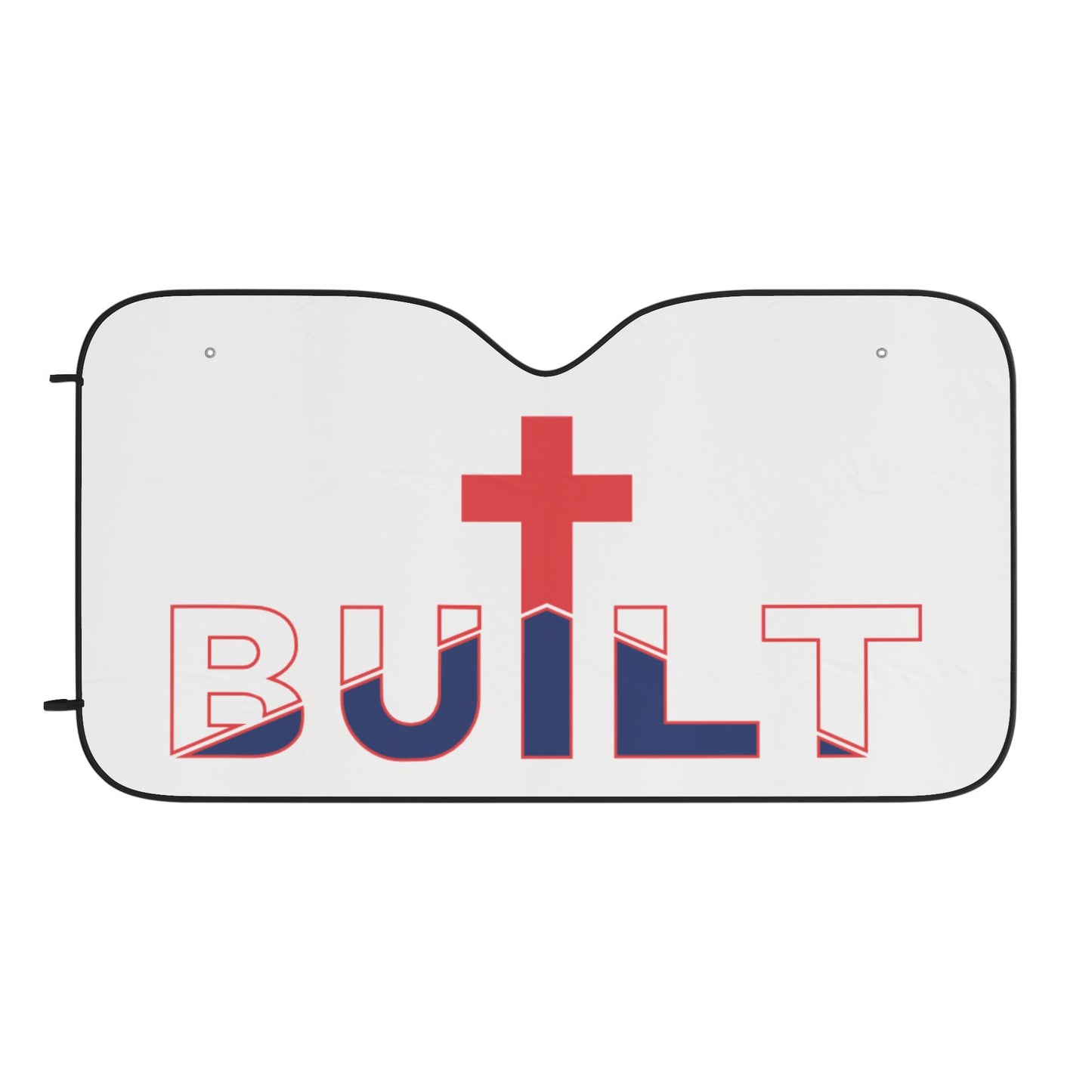 Car Sun Shade — "Built" Cross Windshield Protector