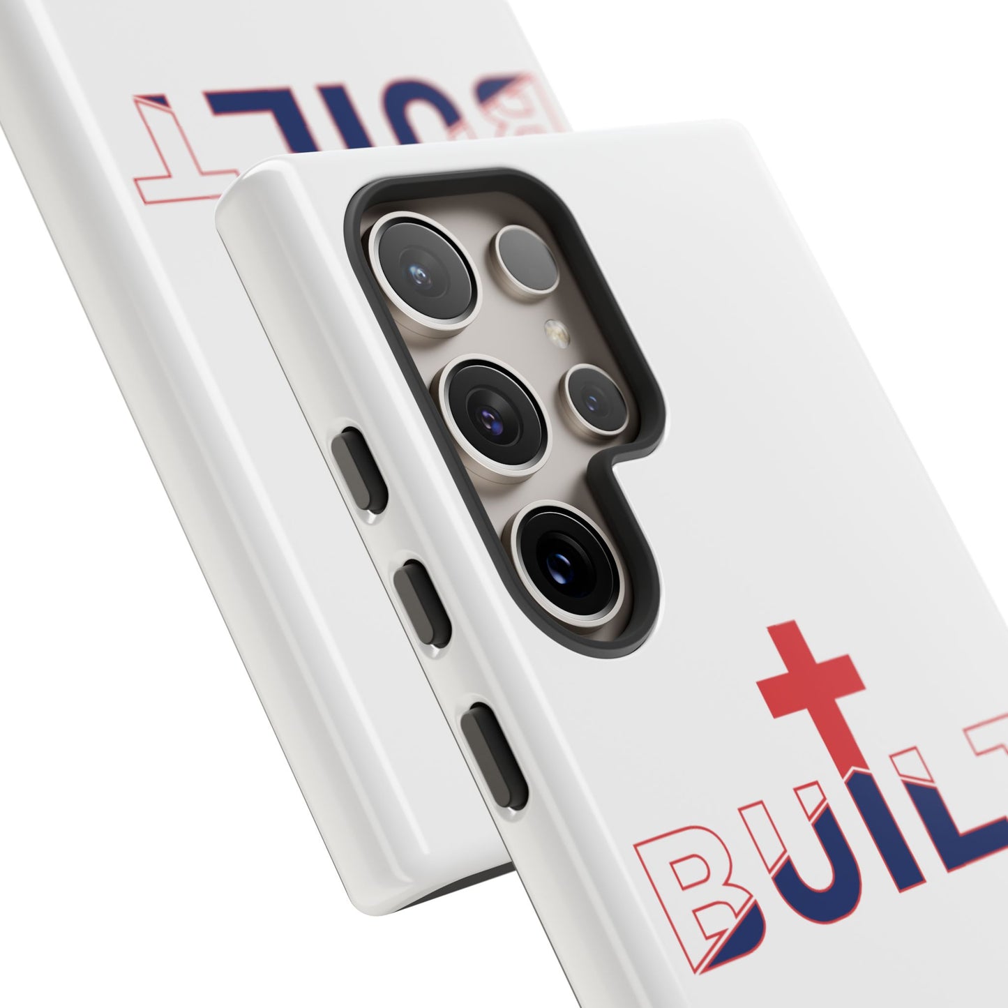Built Cross Logo with Ephesians 2:22 Scripture Phone Case