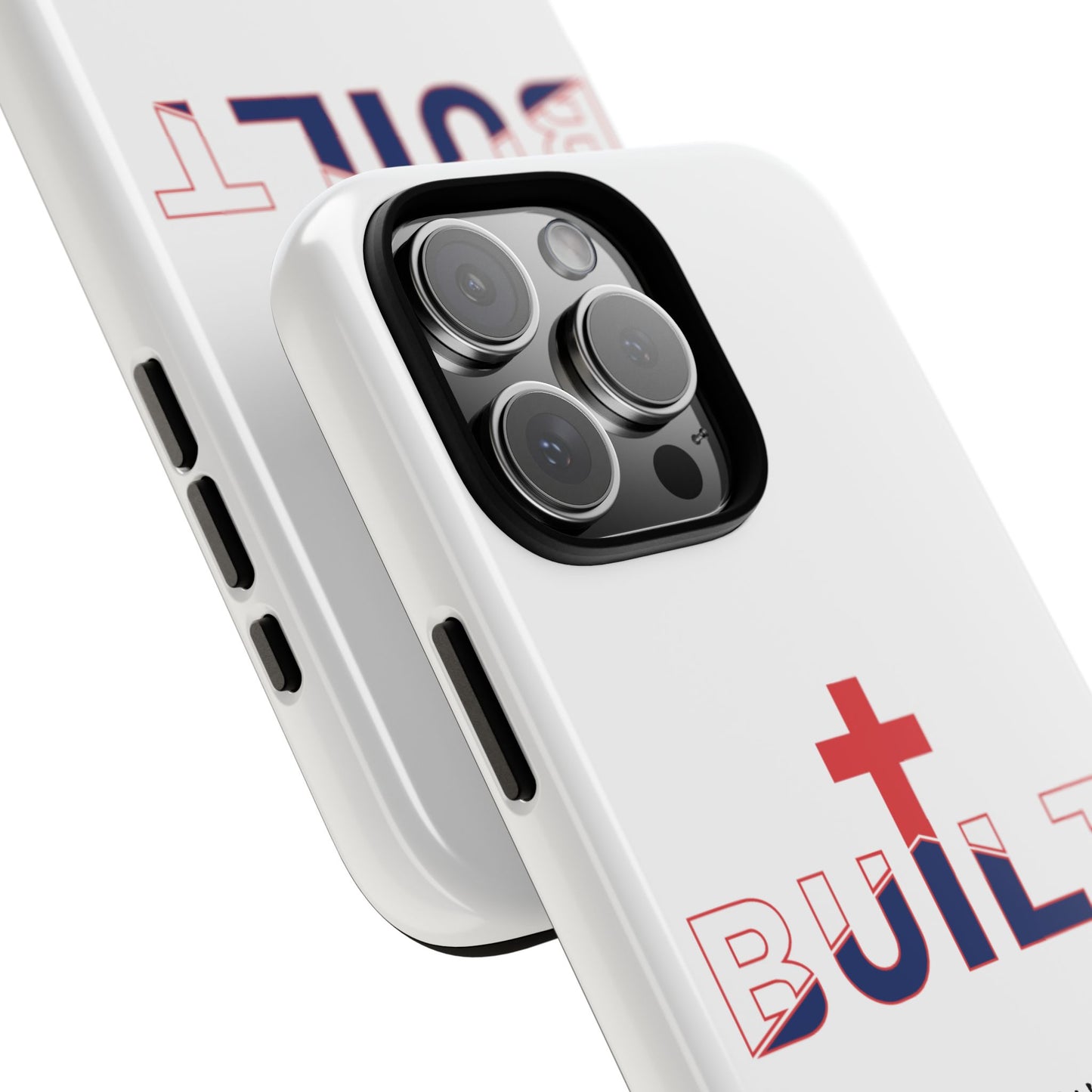 Built Cross Logo with Ephesians 2:22 Scripture Phone Case