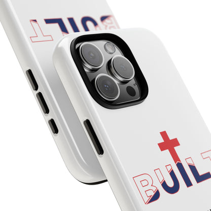Built Cross Logo with Ephesians 2:22 Scripture Phone Case