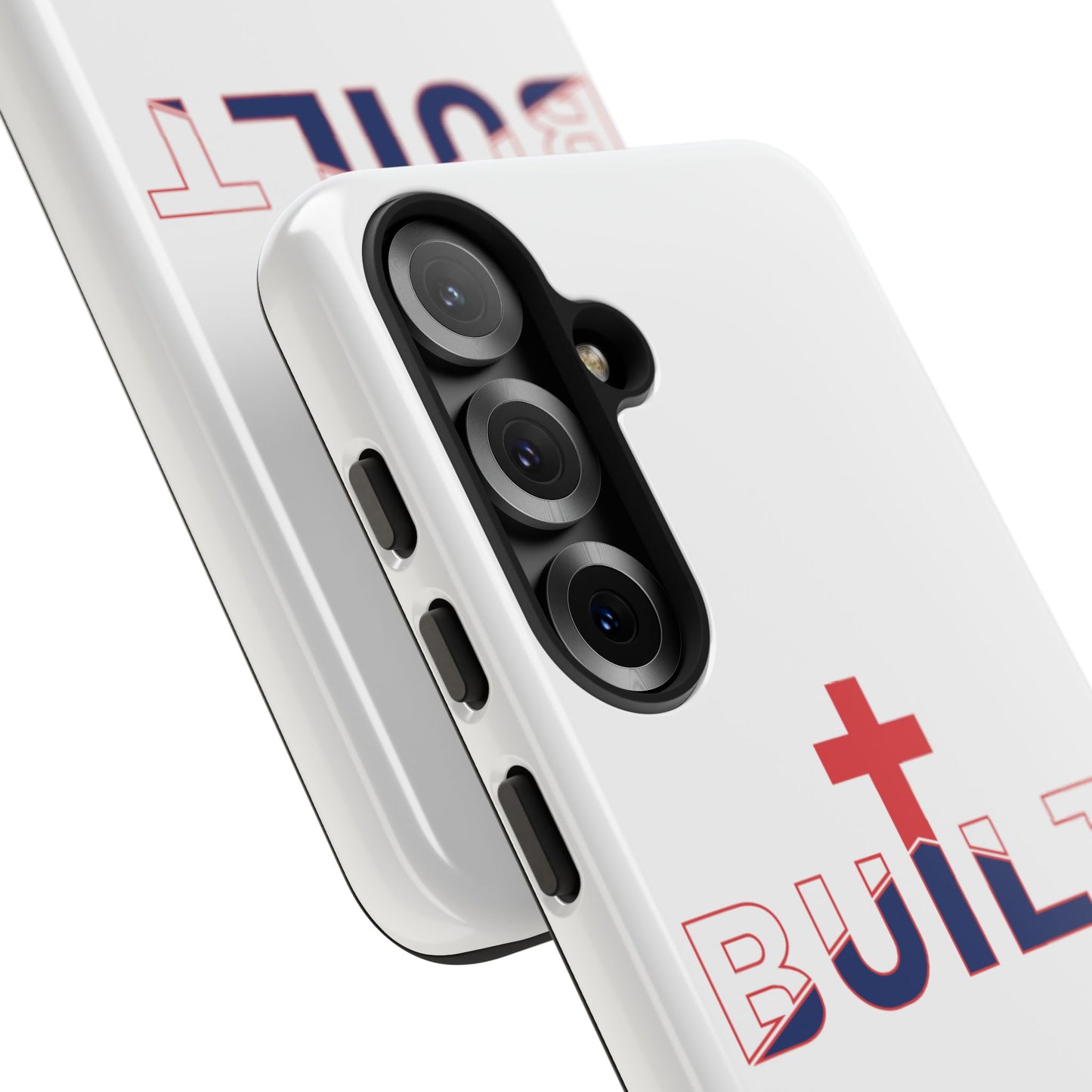 Built Cross Logo with Ephesians 2:22 Scripture Phone Case
