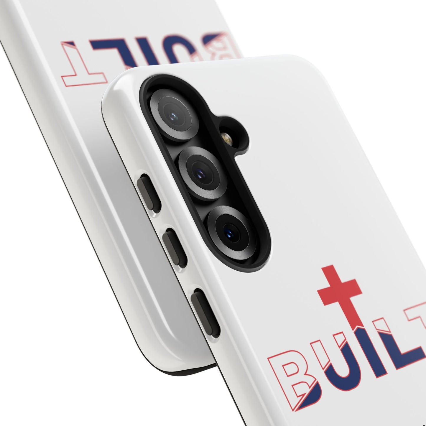 Built Cross Logo with Ephesians 2:22 Scripture Phone Case