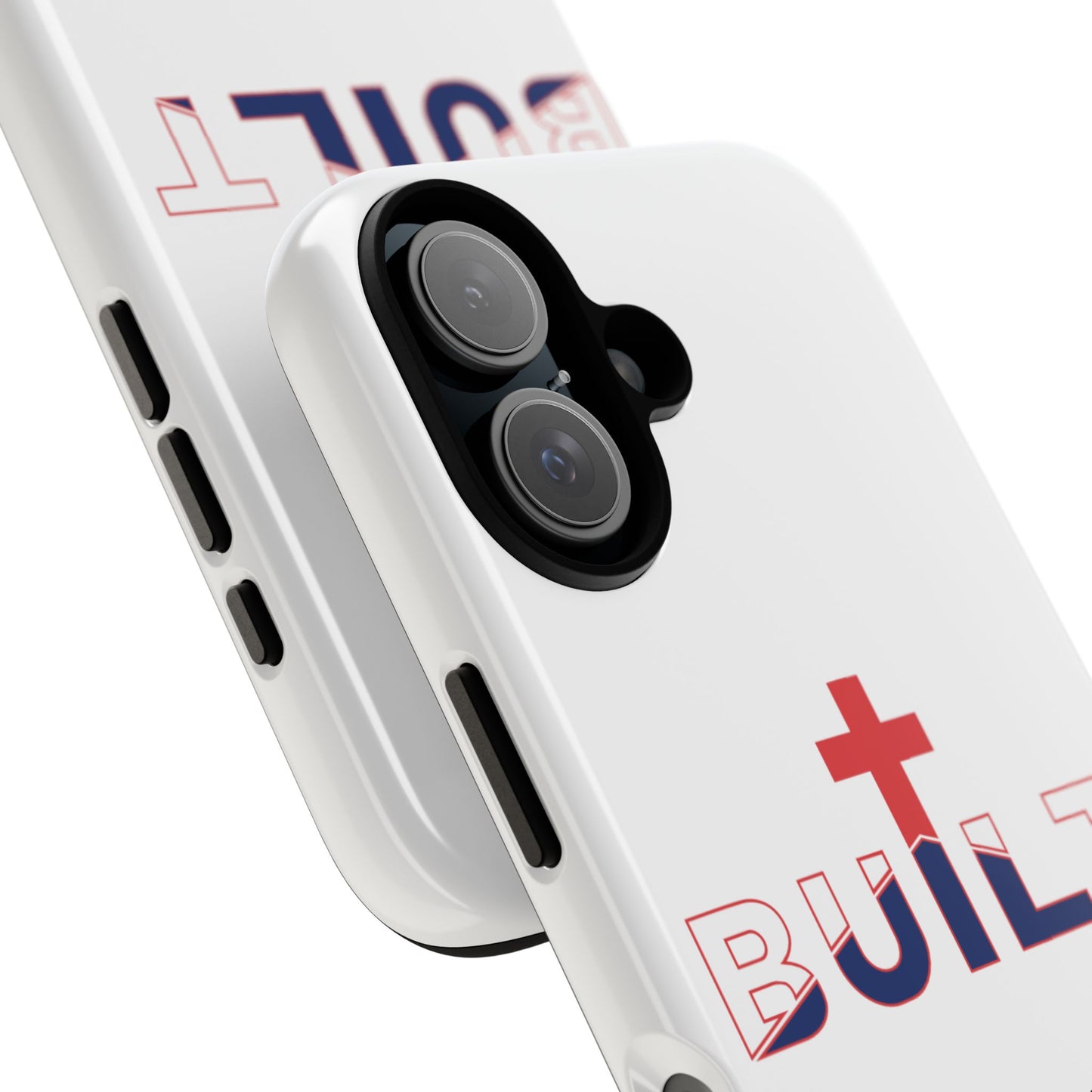 Built Cross Logo with Ephesians 2:22 Scripture Phone Case