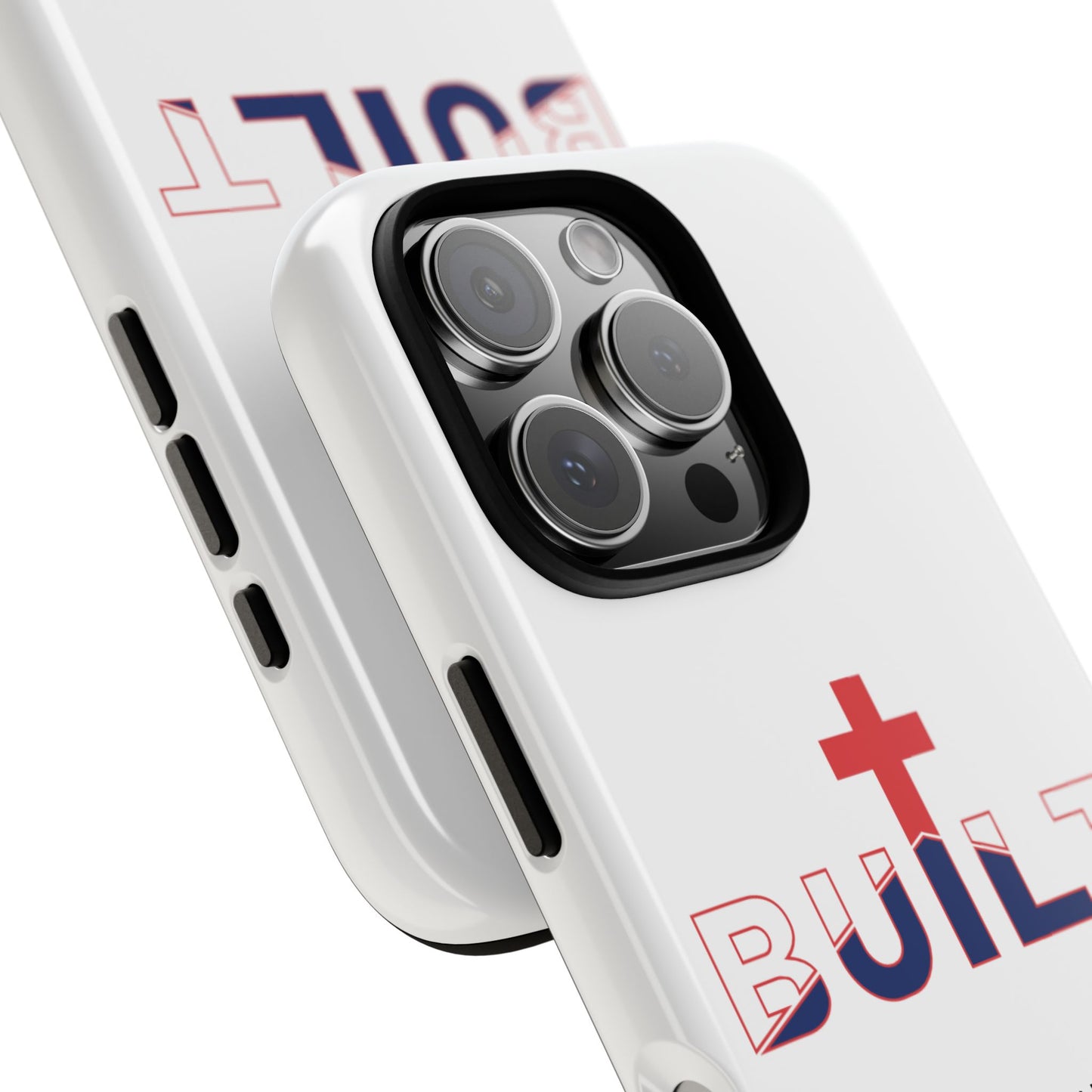 Built Cross Logo with Ephesians 2:22 Scripture Phone Case