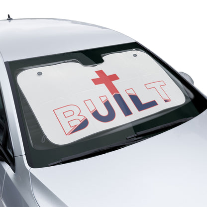 Car Sun Shade — "Built" Cross Windshield Protector